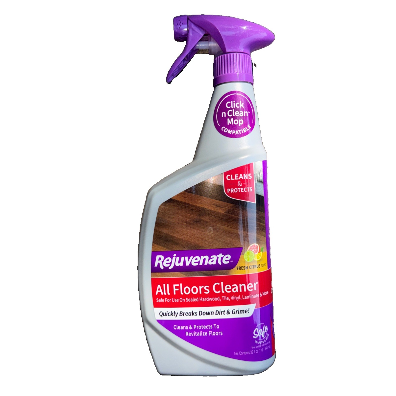 Rejuvenate All Floors Cleaner Fresh Citrus Scent 32 Fl Oz