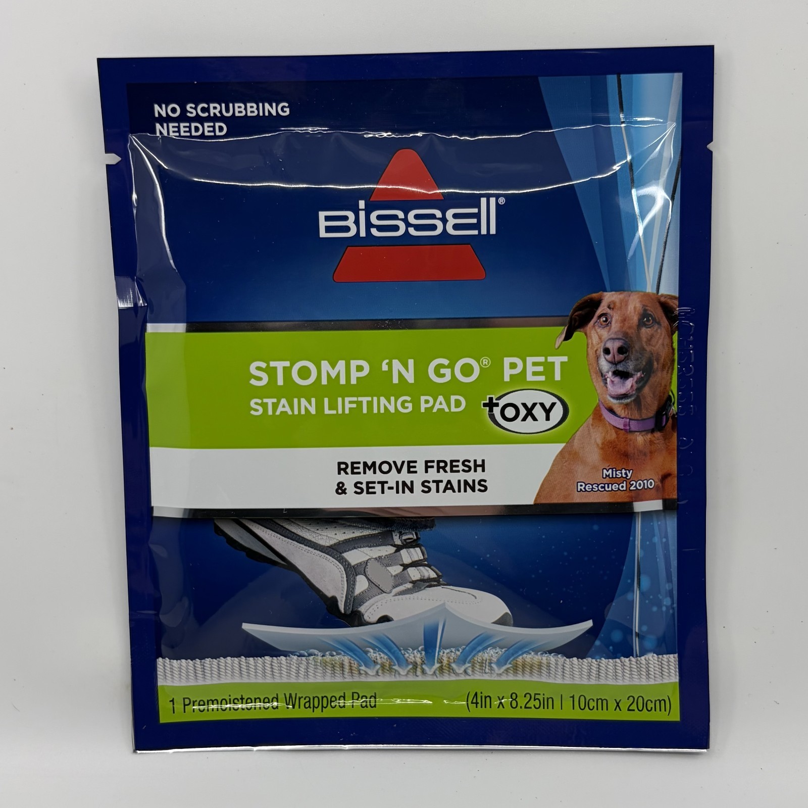 Bissel Stomp ‘N Go Pet Lifting Pads + Oxy Stain Carpet Rug Cleaning, 20 Pack