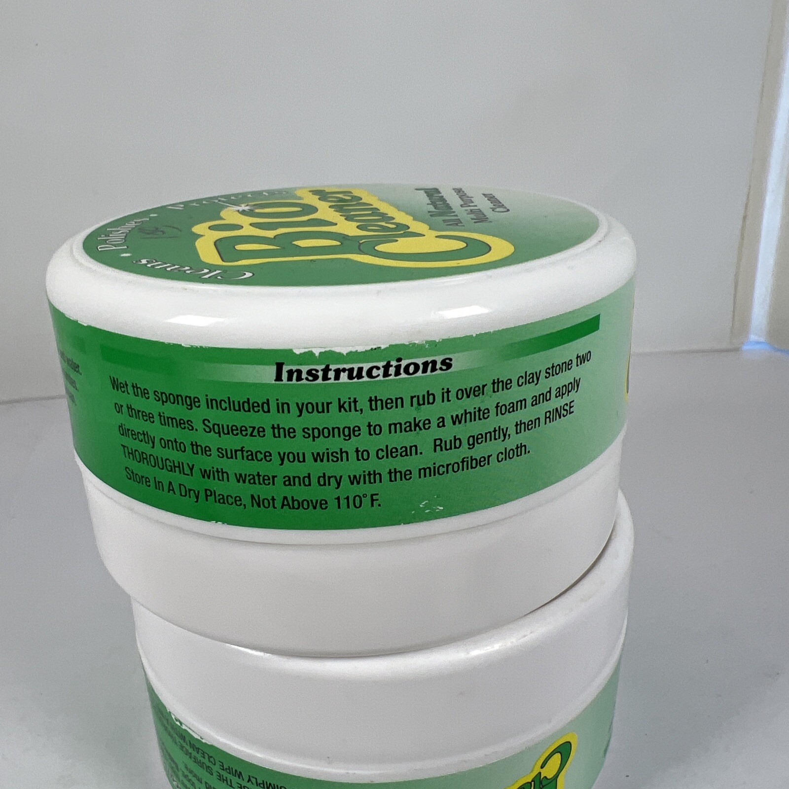(2) Bio Cleaner All Natural Multi-Purpose Cleaner 10.5 oz w/ Sponge
