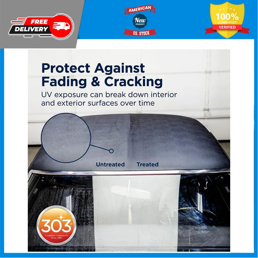 303 Automotive Protectant for Vinyl Plastic and Rubber 16 oz UV Protection