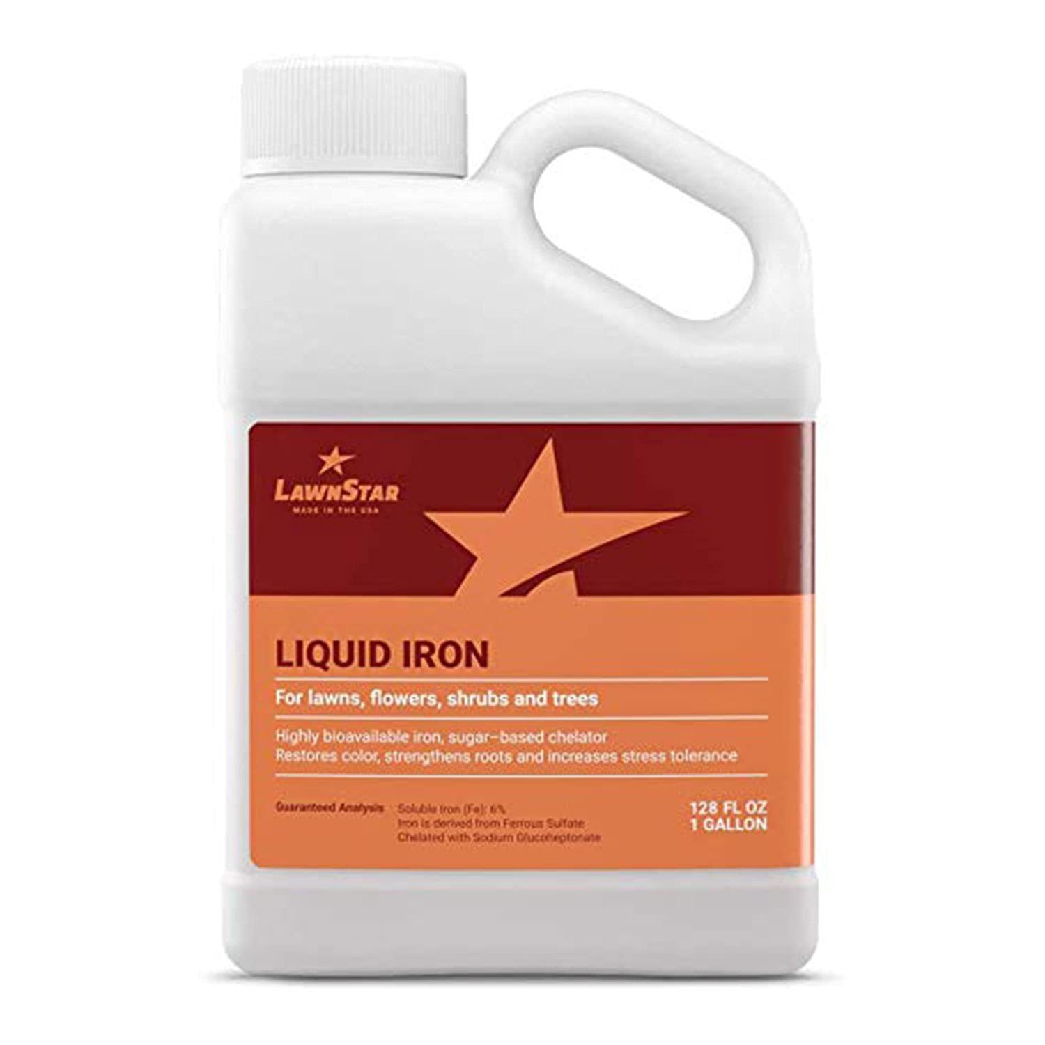 LawnStar Liquid Iron (1 Gallon) for Plants – Multi-Purpose, Suitable for Lawn,