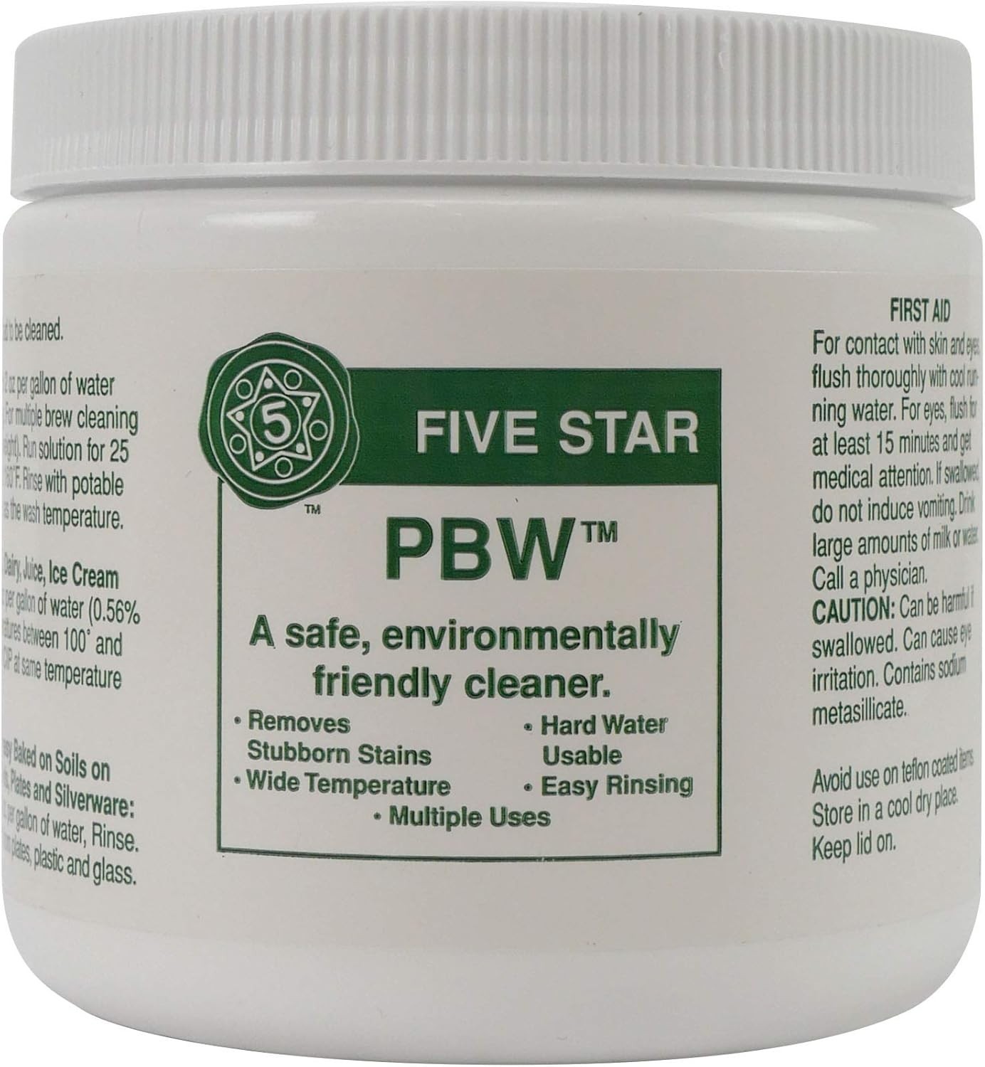 Eco-Friendly PBW Cleaner 1 lbs – Powerful Organic Stain Removal for Cookware