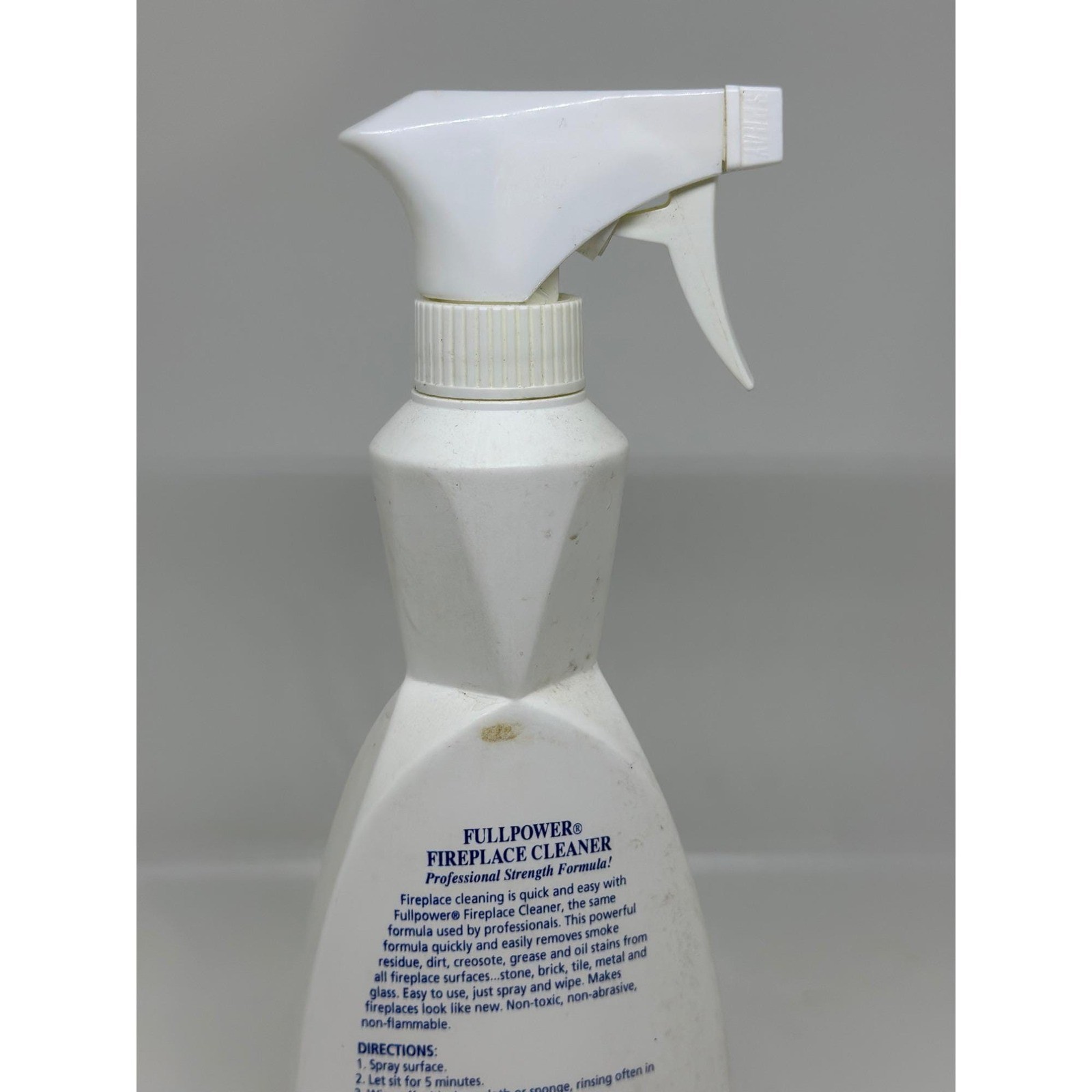 NOS VTG Fuller Fullpower Fireplace Cleaner – 16 oz Spray Bottle, Rare Household