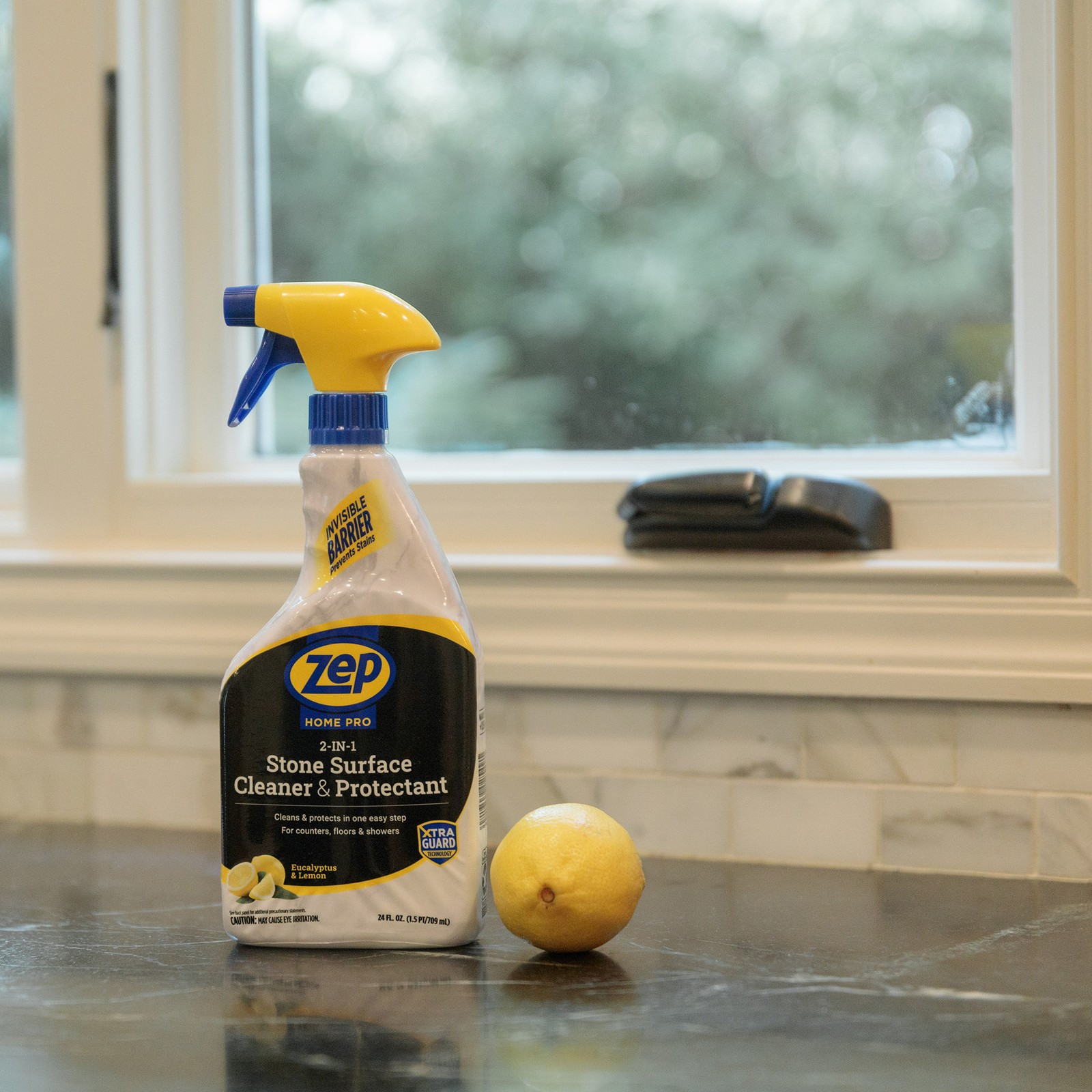 Zep NEW Home Pro 2-In-1 Marble, Granite & Stone Cleaner – 24 Fl. oz. (Case of 6)
