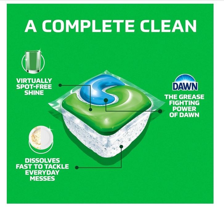 Cascade Complete Dishwasher Pods – Fresh Scent ActionPacs, Dishwasher Detergent,