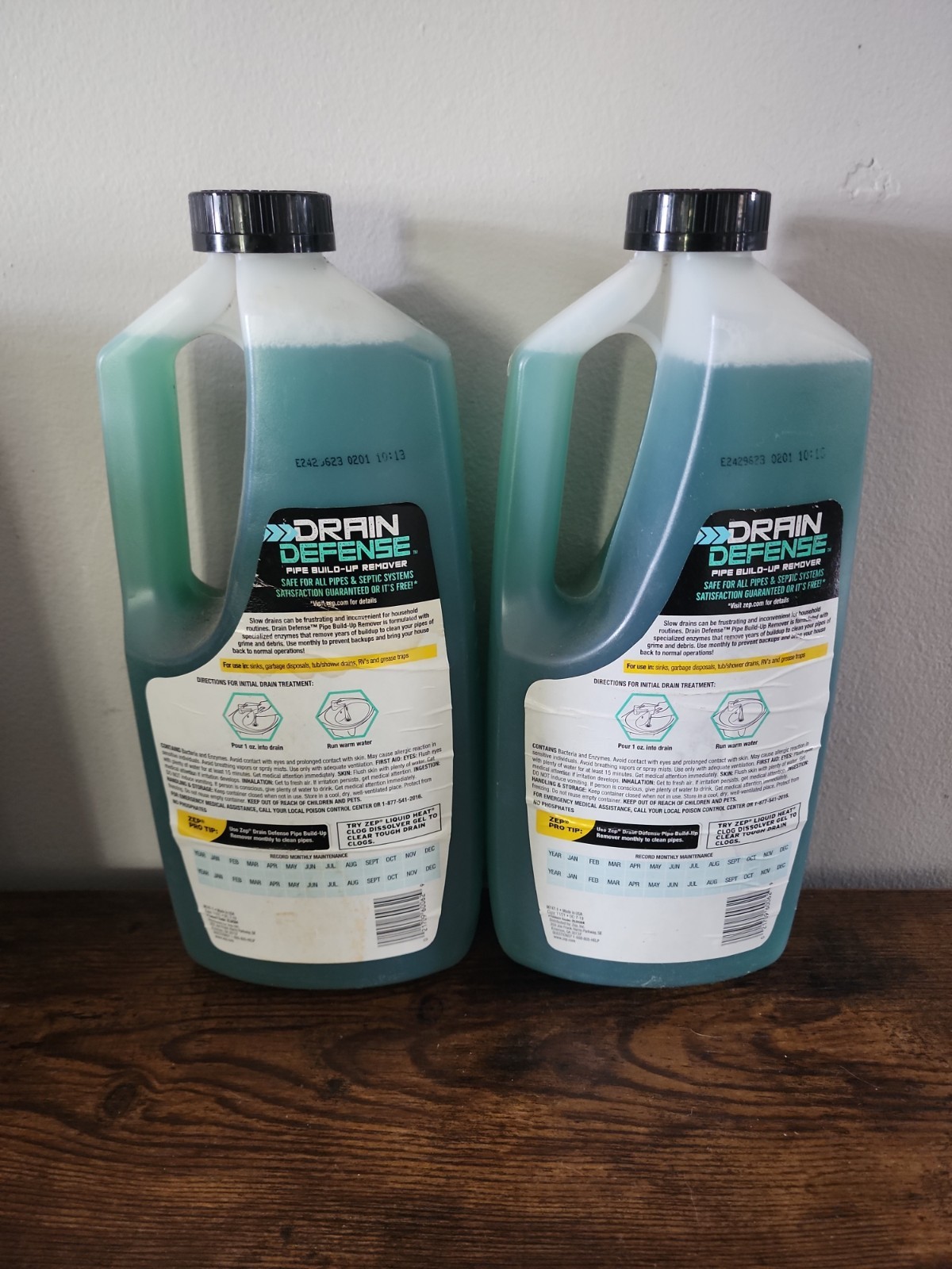 64 Oz. Drain Defense Liquid Pipe Build up Remover