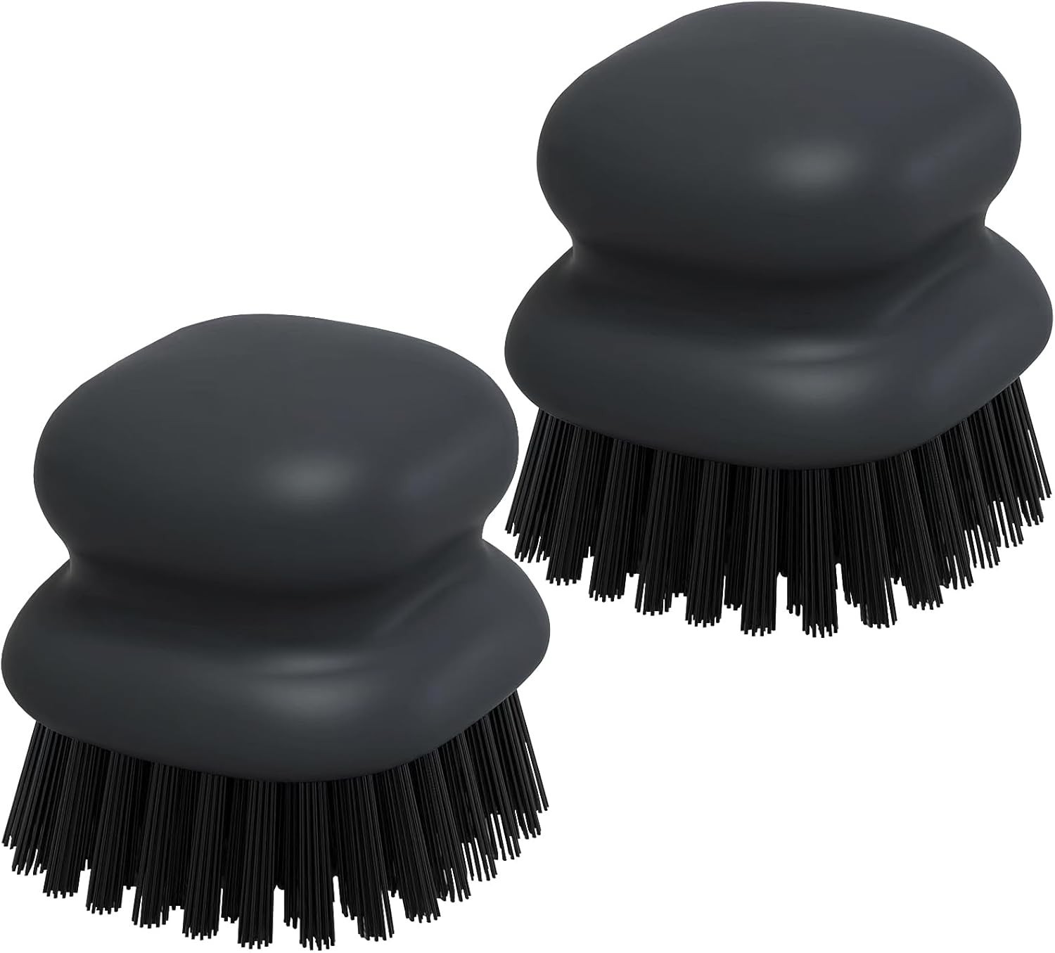 2Pack Dish Scrub Brush Palm Brush Dish Scrubber with Ergonomic Grip Kitchen Sc