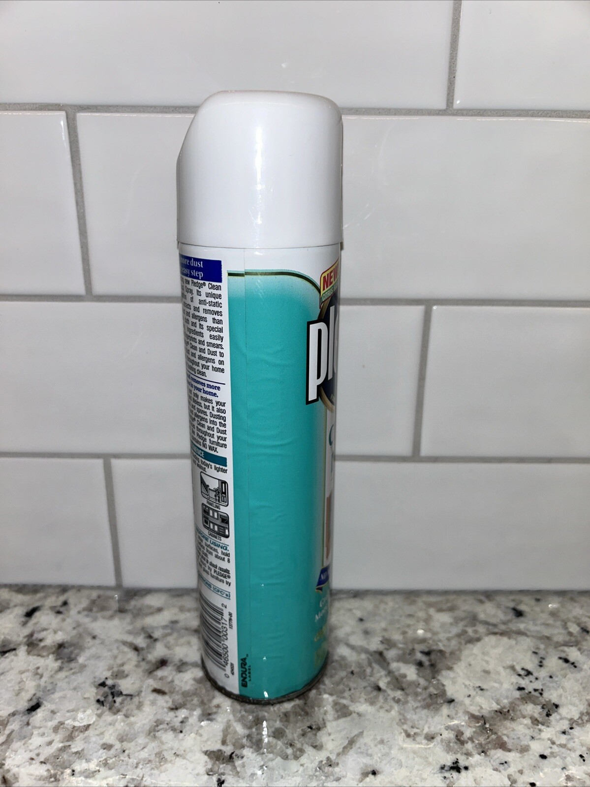 Pledge Clean & Dust Spray VINTAGE 1998 Discontinued Anti-Static No Wax Citrus