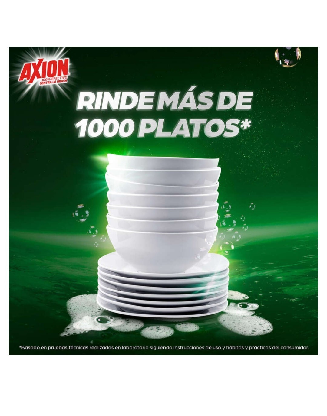 3x Axion Jabón Lavatrastes Arranca Grasa 750ml /Axion Dish Soap Grease Remover