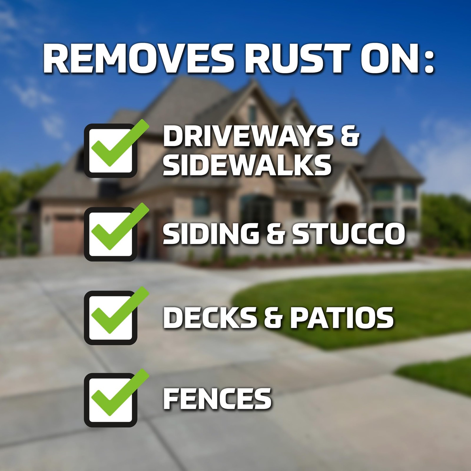 Exterior Rust Stain Remover | Rust Stain Remover for Vinyl Siding, Decks and …