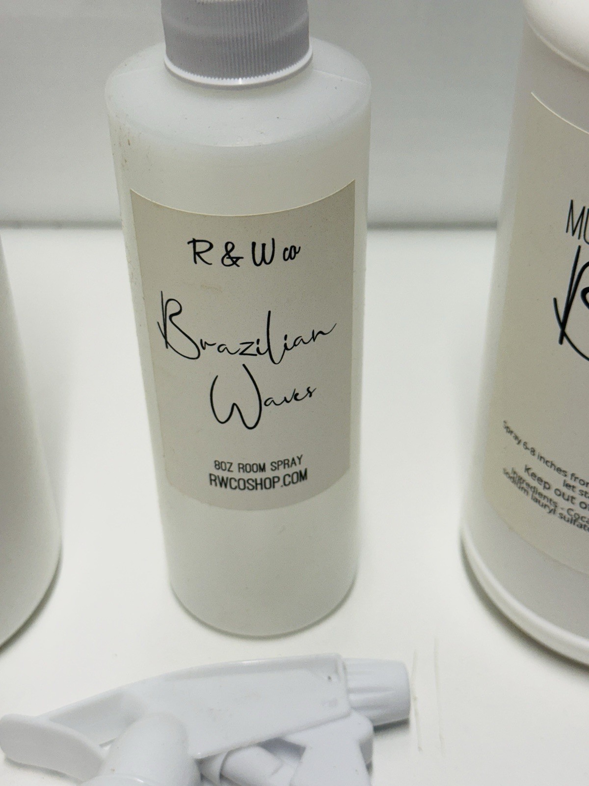 R & W Co Multi Purpose Cleaner Mop Soap & Room Spray Brazilian Waves Brand New