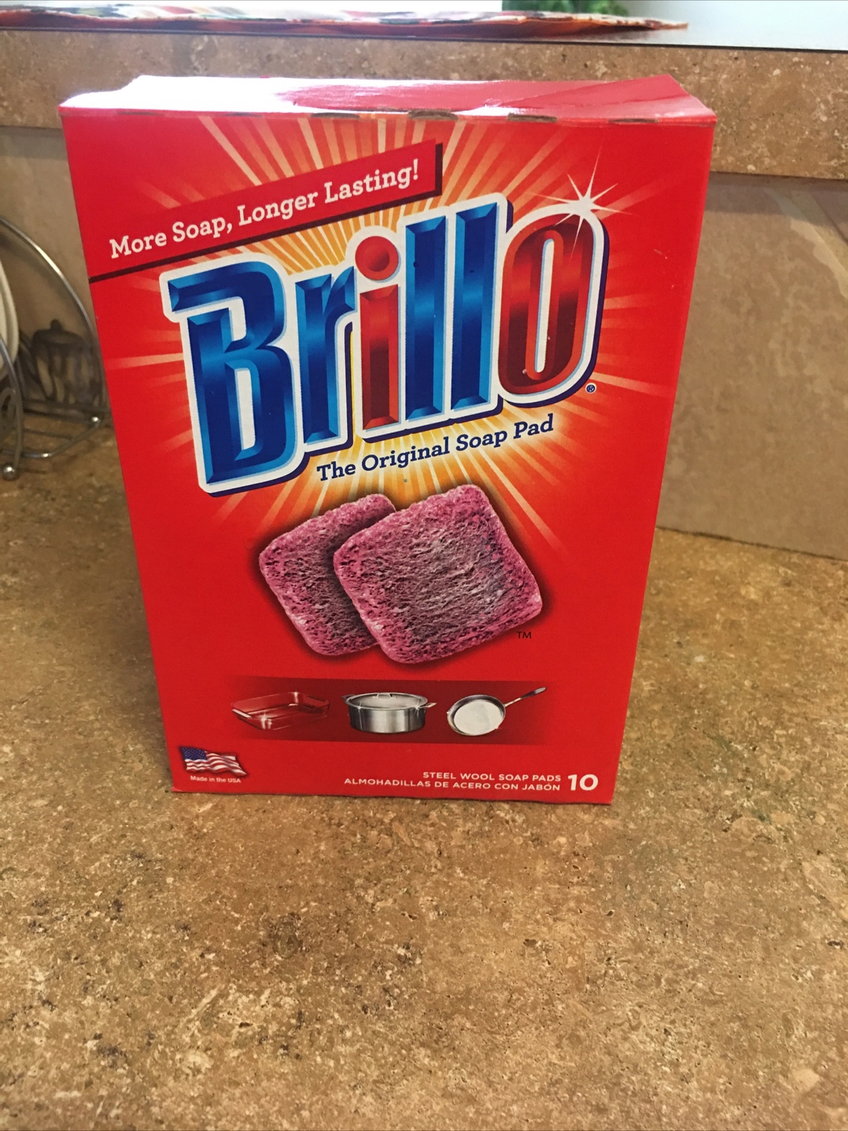 Brillo Steel Wool Soap Pads – 10 CT