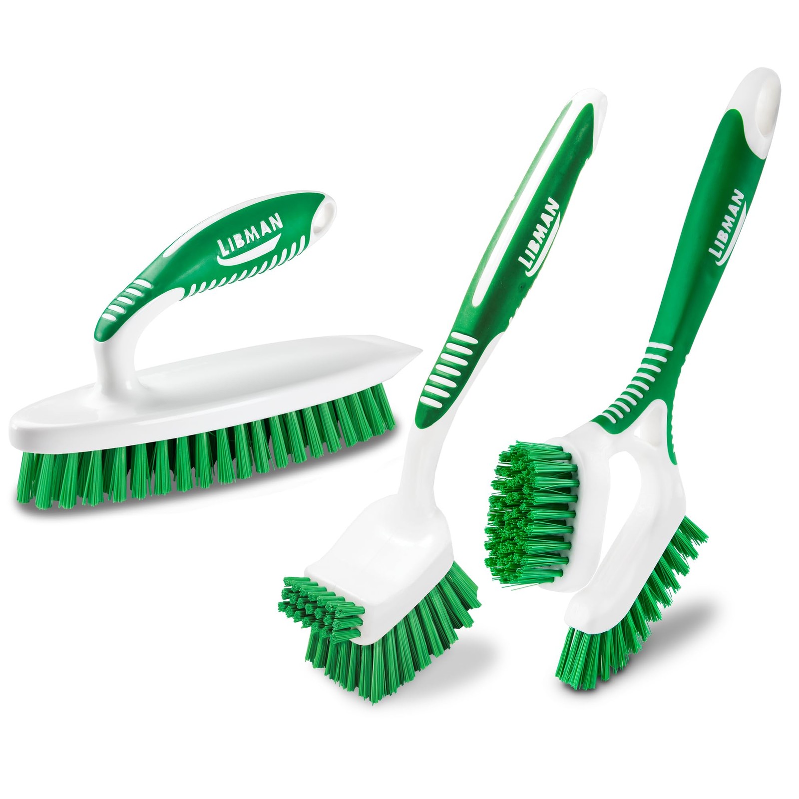 Libman Heavy Duty Scrub Brush Kit | Cleaning Brushes for Household Use | Tub …