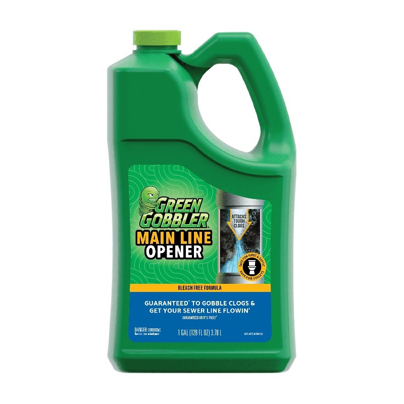 Main Line Opener Drain Cleaner Bleach Free Clog Remover Septic Safe 1gal New