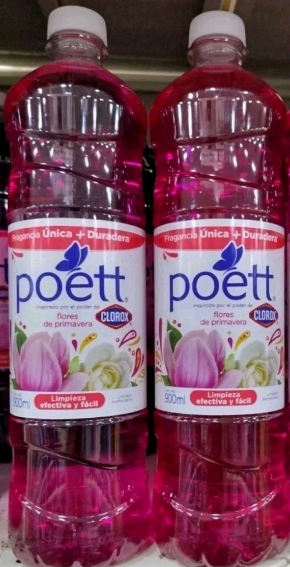 4X POETT FLORAL SCENT CLEANSER ( FLORES DE PRIMAVERA LIMPEZA ) 4 OF 900ml EACH