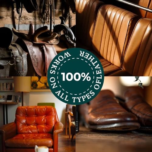 Clyde’s Leather Cleaning Foam | Quick Foaming Leather Cleaner for Furniture,