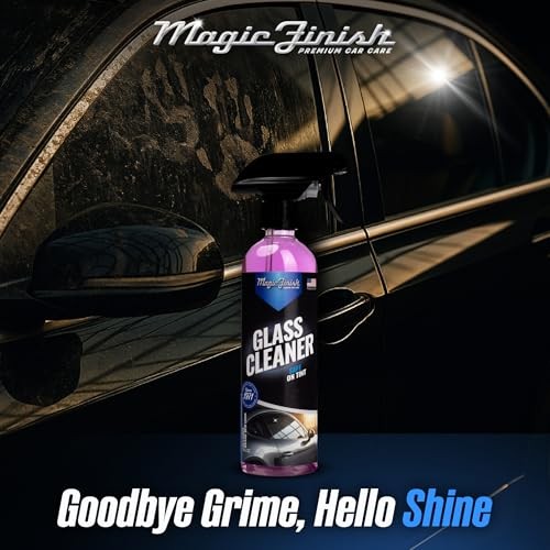 16 fl oz Car Glass Cleaner – Ammonia-Free Window – Pack of 1