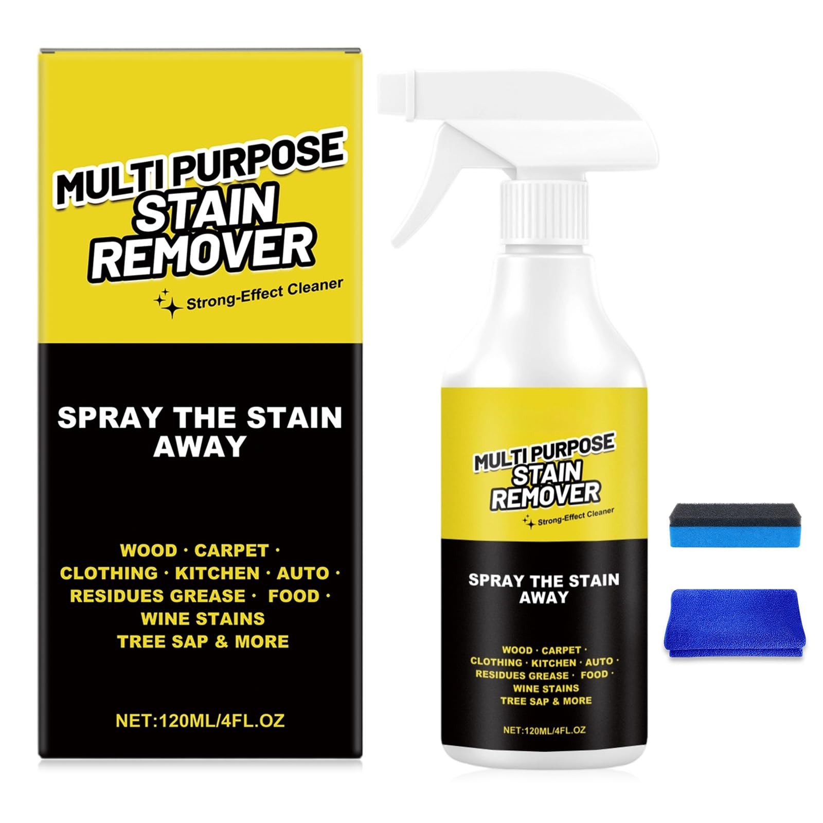 LHBMET Multi-Purpose Stain Remover, A Powerful Cleaner，Quick Cleaning for Kit…
