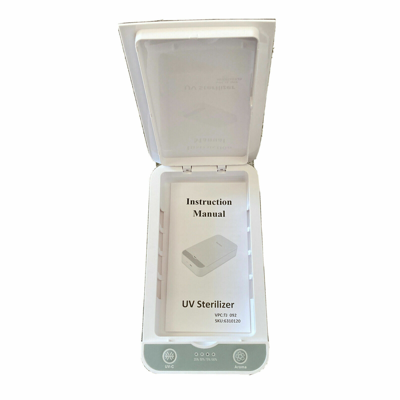 UV Sterilizer Box for Cell Phones, Masks, Glasses; Aroma Therapy Box too
