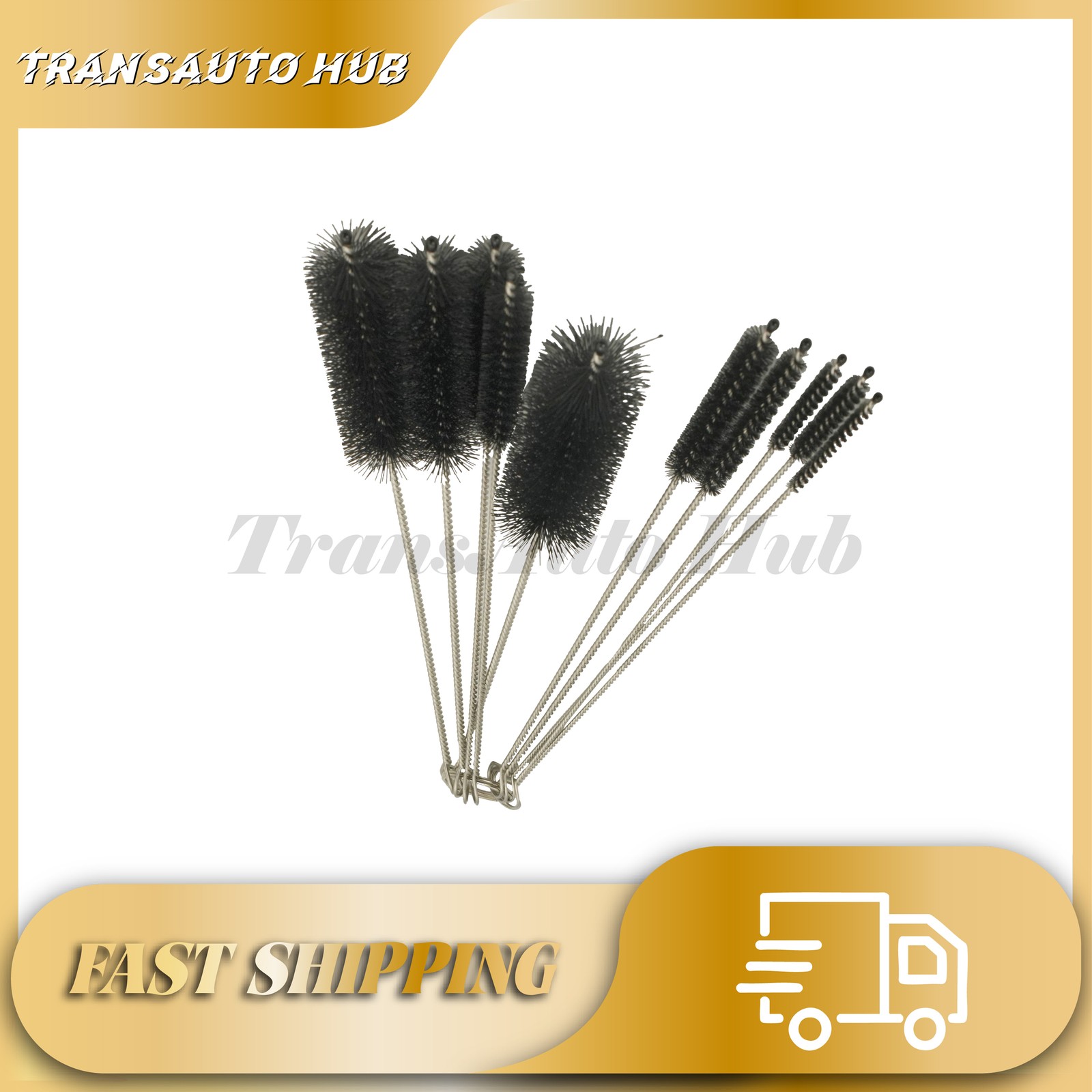 10PCS Set Nylon Small LongCleaning Straw Brush Cleaner Bottle Tube Pipe US