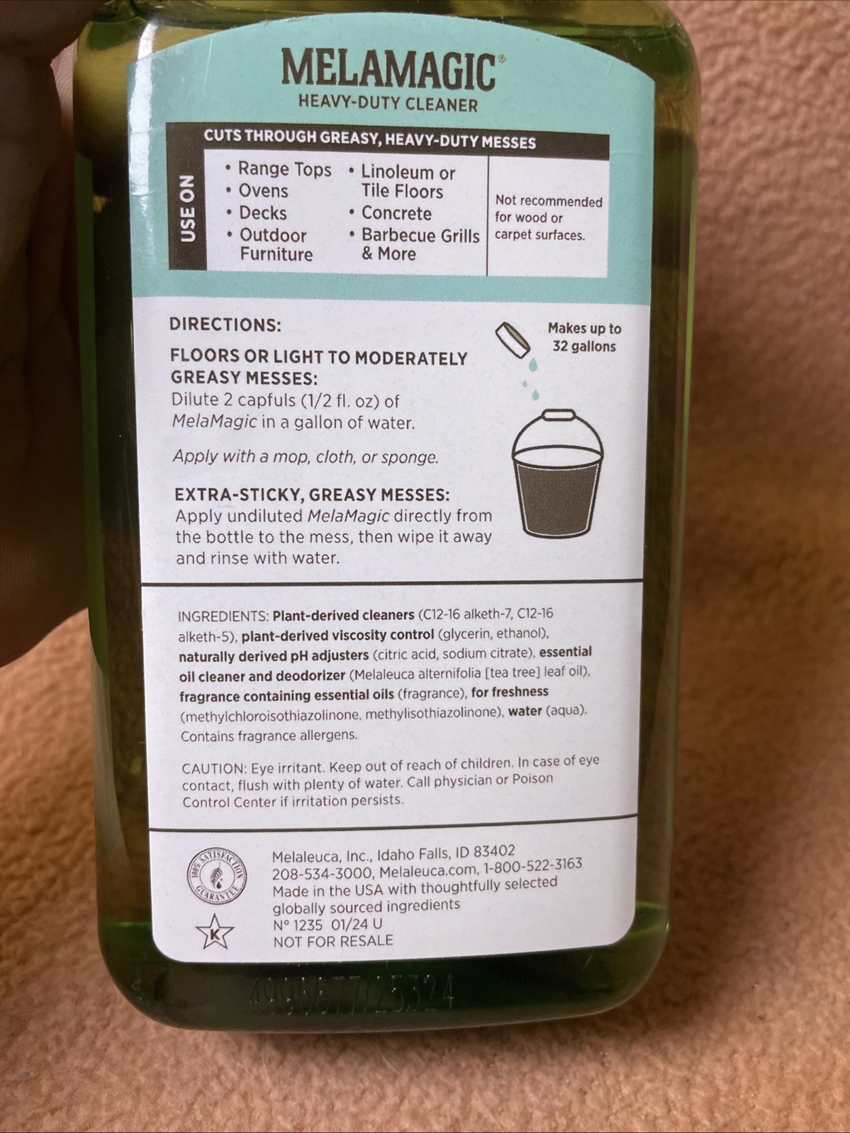 MELALEUCA MELAMAGIC 4X Concentrated Heavy Duty Cleaner ~ 16 oz Ecosense Sealed