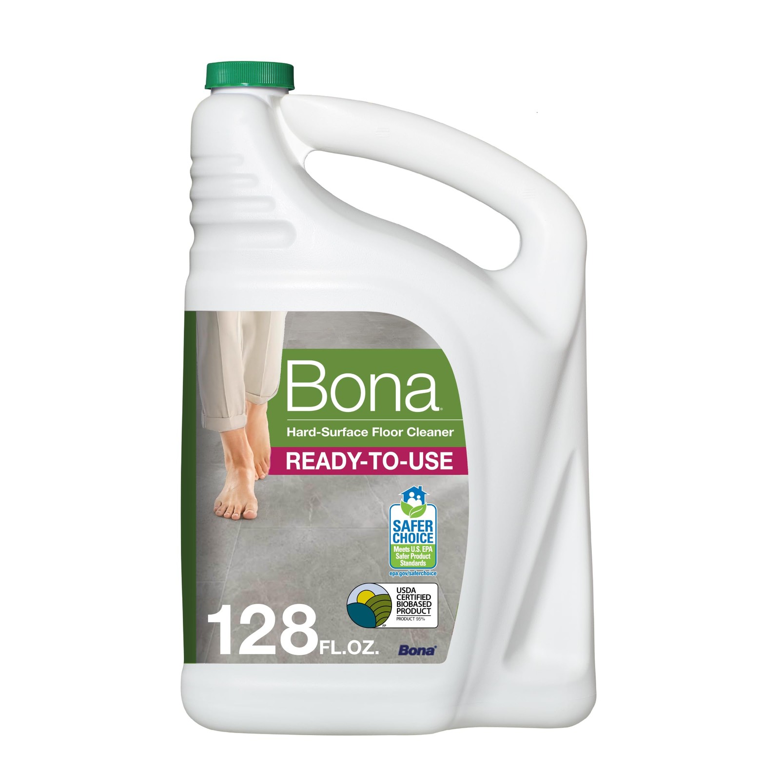 Bona Multi-Surface Floor Cleaner Refill – 128 128 Fl Oz (Pack of 1),