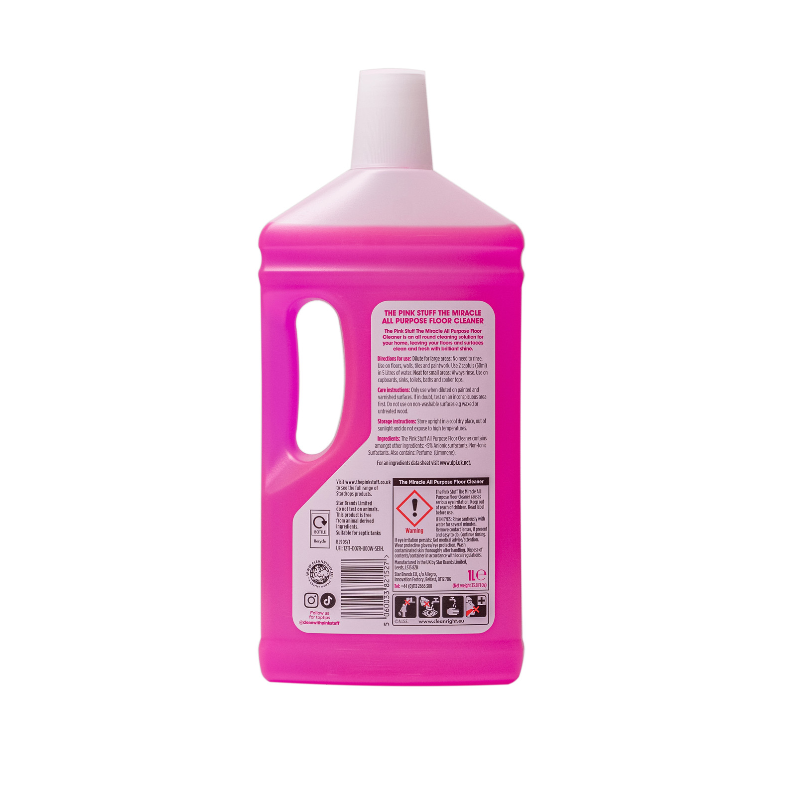 All-Purpose Liquid Floor Cleaner, 33.8 fl. oz. Fruit Rhubarb Scent