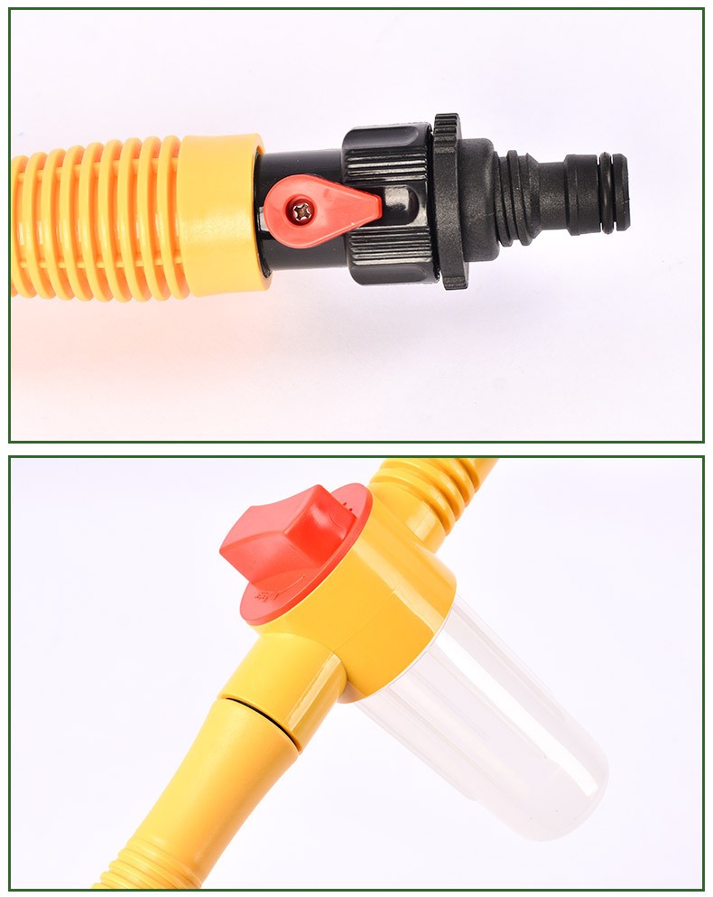 Yellow Wash Brush Cleaning Kit 360° Spin Car Mop Microfiber Car Cleaning Brush
