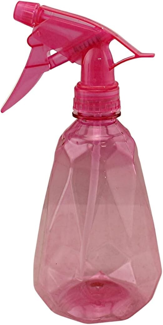 2-Pack 22oz Diamond Pink Spray Bottles – Adjustable Nozzle for Plants, Cleaning,