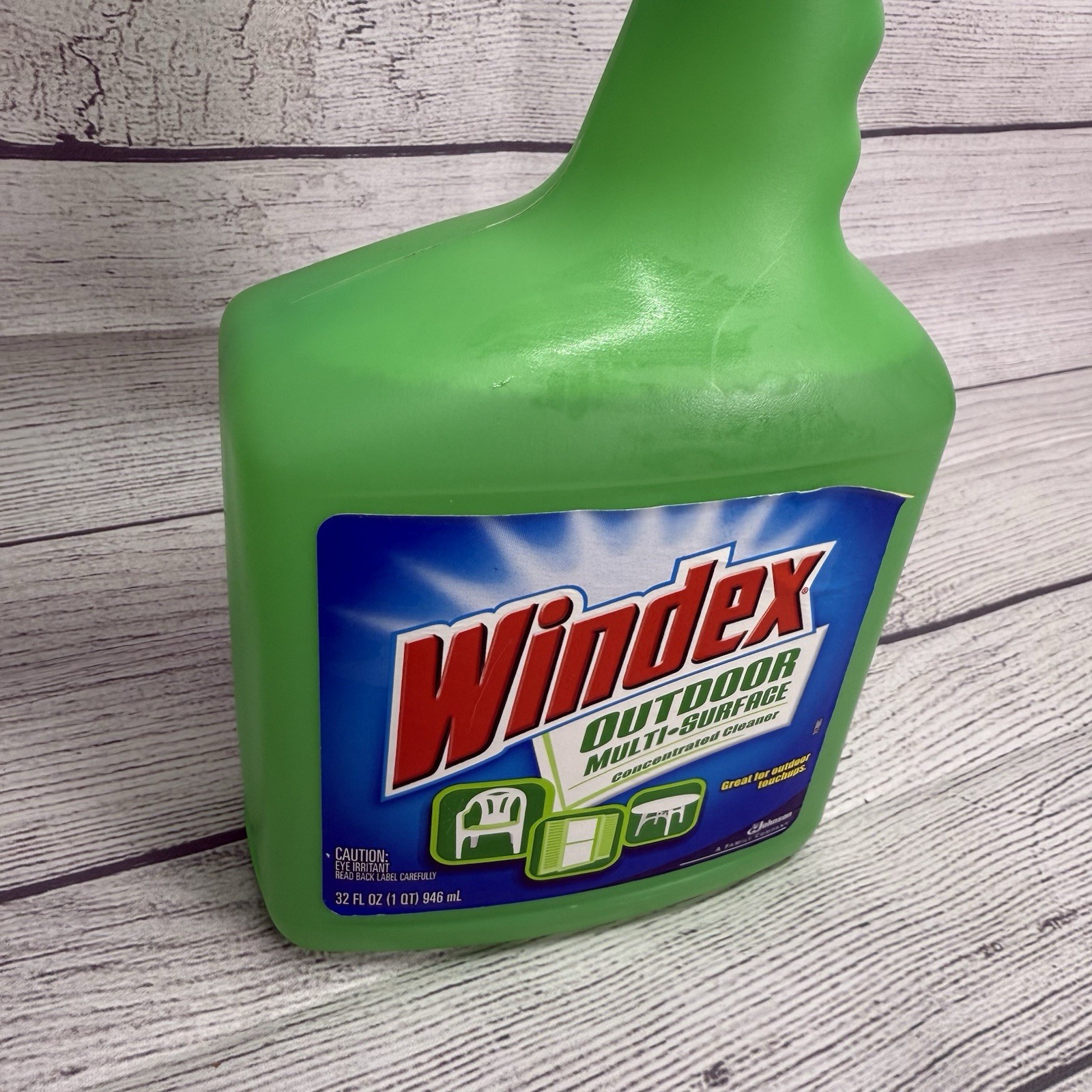 Windex Outdoor Multi-Surface Cleaner Concentrate 32 oz Bottle Hose Attachment