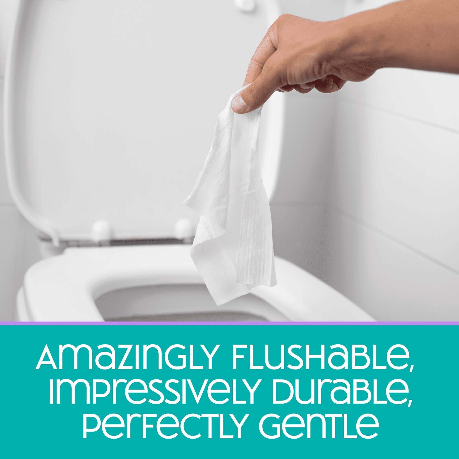 Flushable Wipes Alcohol Free Hypoallergenic Plant Based Gentle 126 Total Wipes