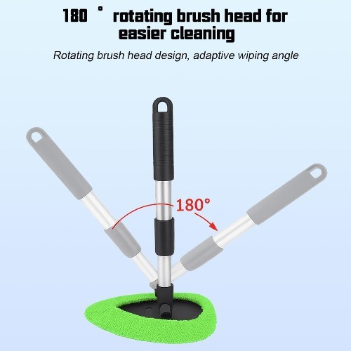 Car Windshield Cleaner Tool, Vehicle Window Detailing Cleaning Ki Color: Green