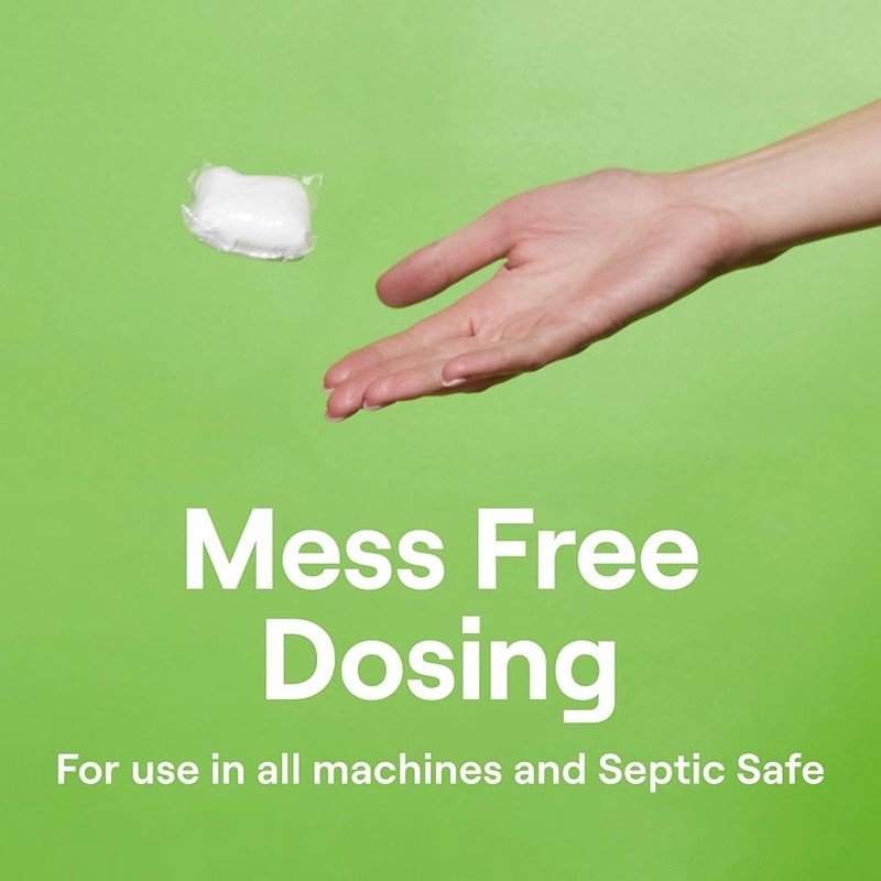 Dishwasher Cleaner Packs Oxy Power Odor Removal Biobased Septic Safe 92% USDA