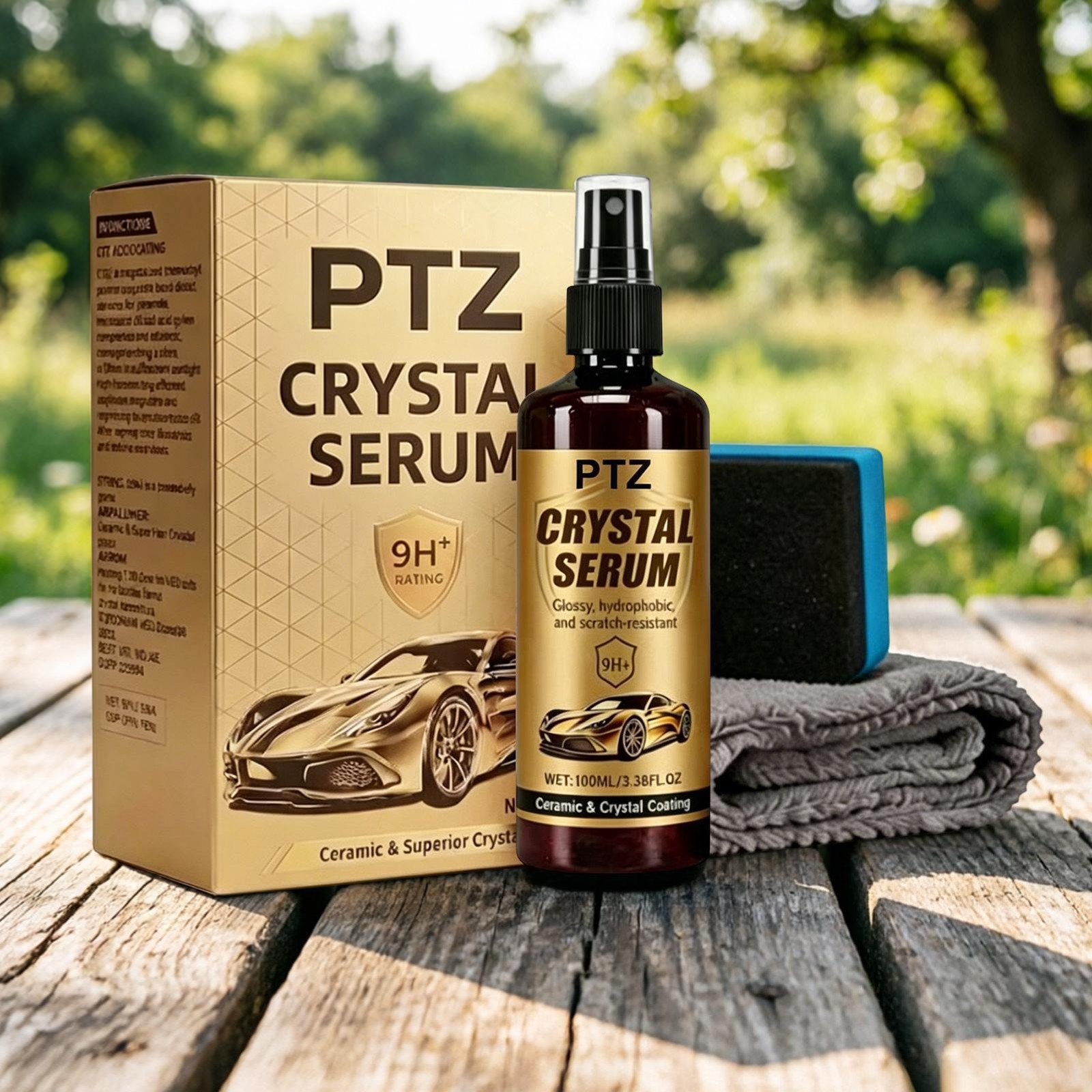 100ML Crystal Serum, Advanced 9H Graphene Ceramic Coating for Auto Car 1PC