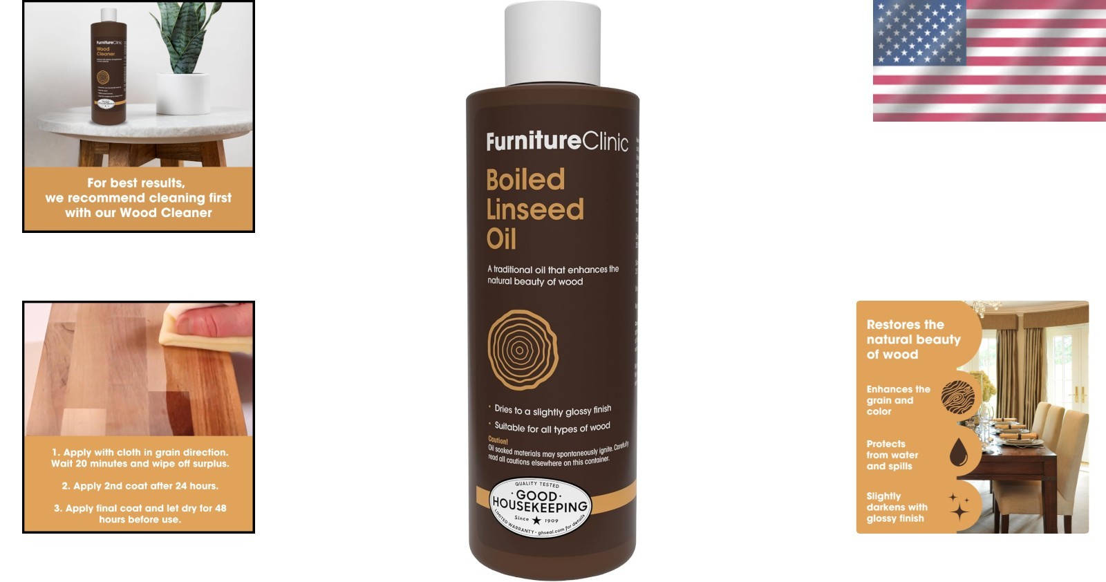 Revive and Protect with 250ml Boiled Linseed Oil | Good Housekeeping Approved