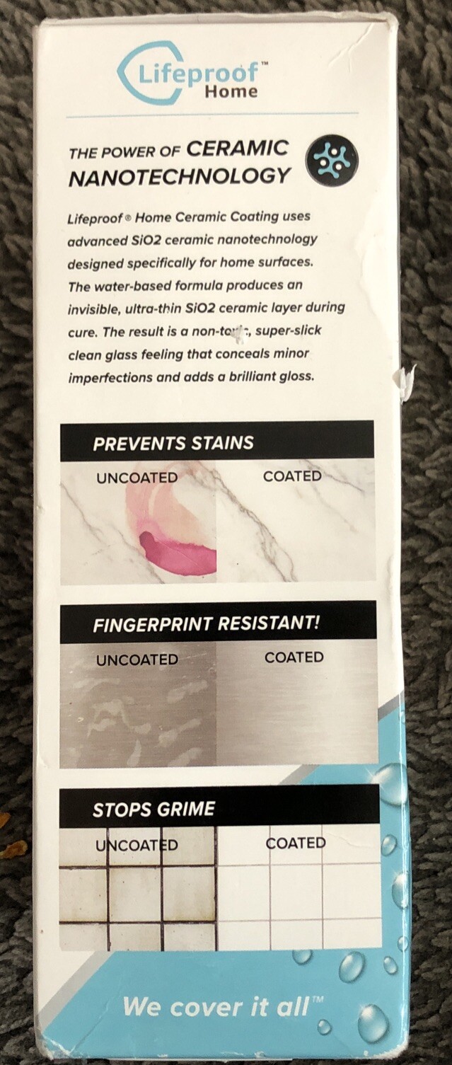 Lifeproof Home Multi-Surface Ceramic Nanotechnology Coating Spray 8 fl oz Box