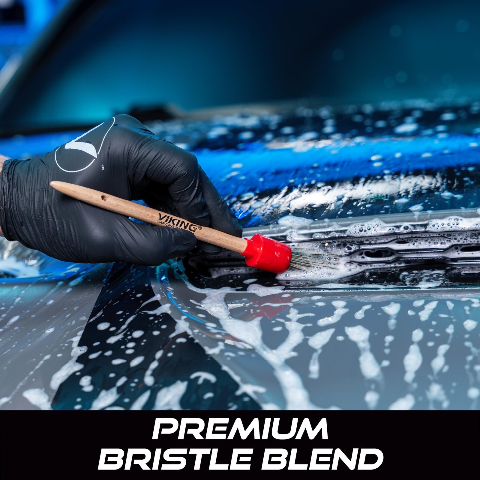 VIKING Car Detailing Brush Set for Car Cleaning Kit, Super-Soft Bristles for …