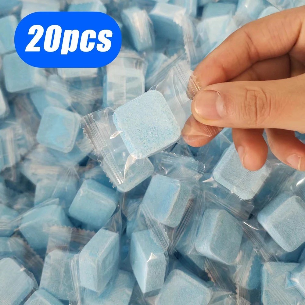 3-20Pcs Toilet Cleaning Tablets – Strong Stain Remover & Deodorant for Bathroom