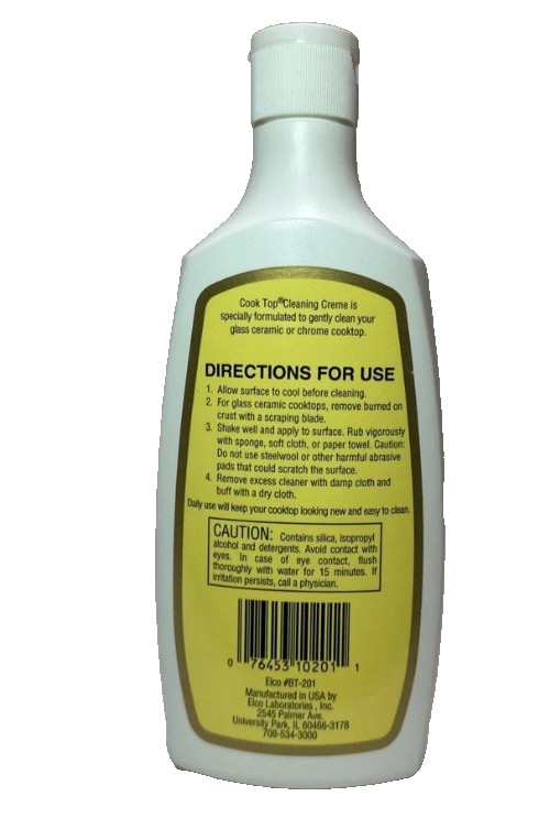 Cook Top Cleaning Cream for Smooth Top Ranges Large 20oz Size NEW