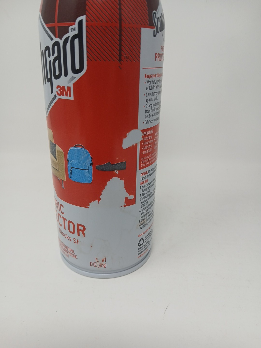 Scotchgard 3M FABRIC PROTECTOR Spray Scotchguard Repels Liquids HTF OLD FORMULA