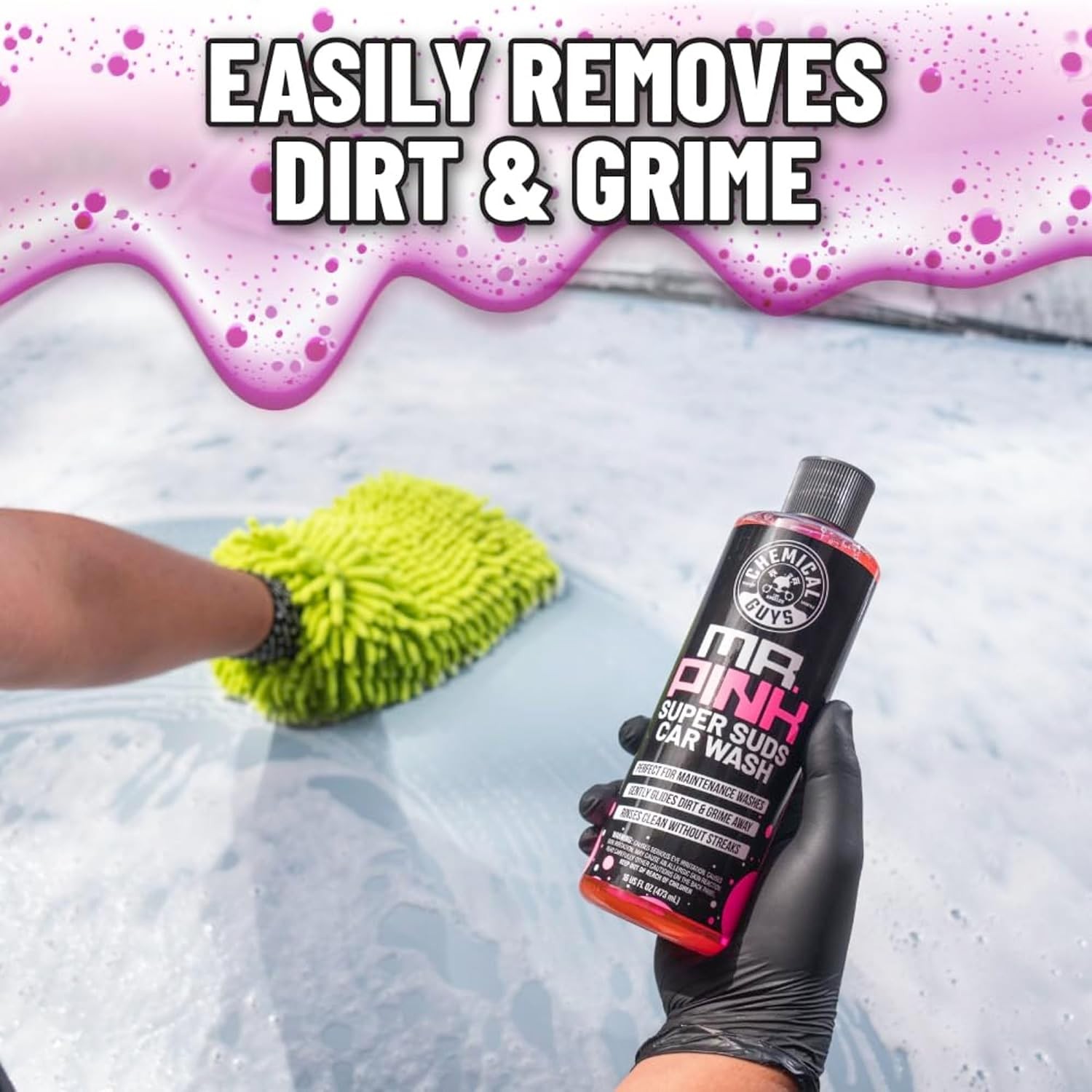 Chemical Guys Super Suds Foaming Car Wash Soap 128 oz Car Wash Detergent