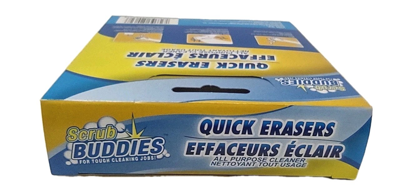 ( LOT 2 ) Scrub Buddies Quick Eraser Sponge 2-pk/Box NEW SEALED