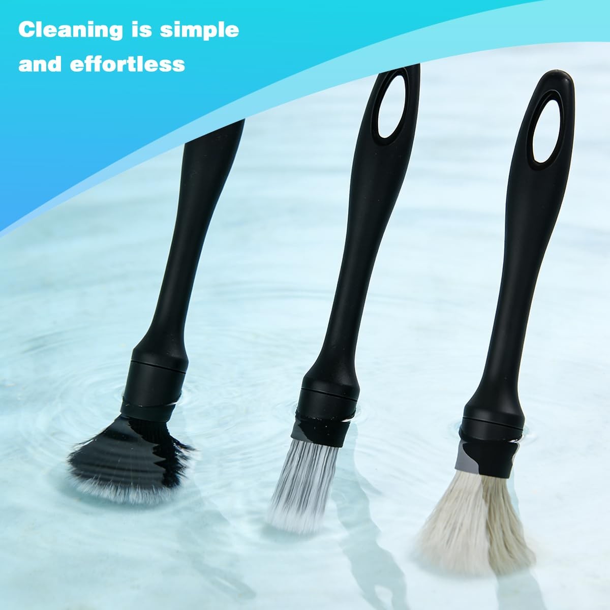 5 Pcs Car Detailing Brush Kit Automotive Interior Exterior Detailing Kit