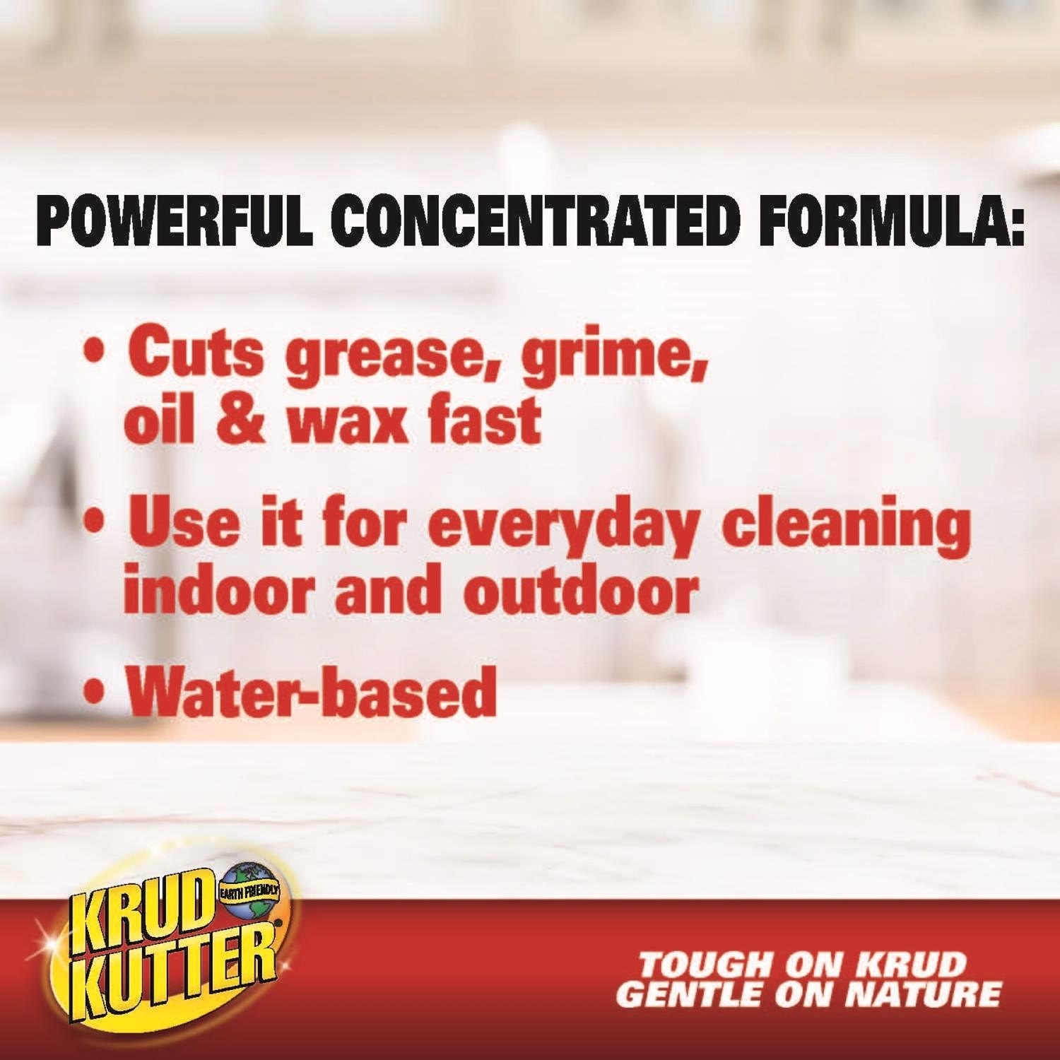 Rust-Oleum Krud Kutter No Scent Cleaner and Degreaser 1 gal Liquid (Pack of 2)