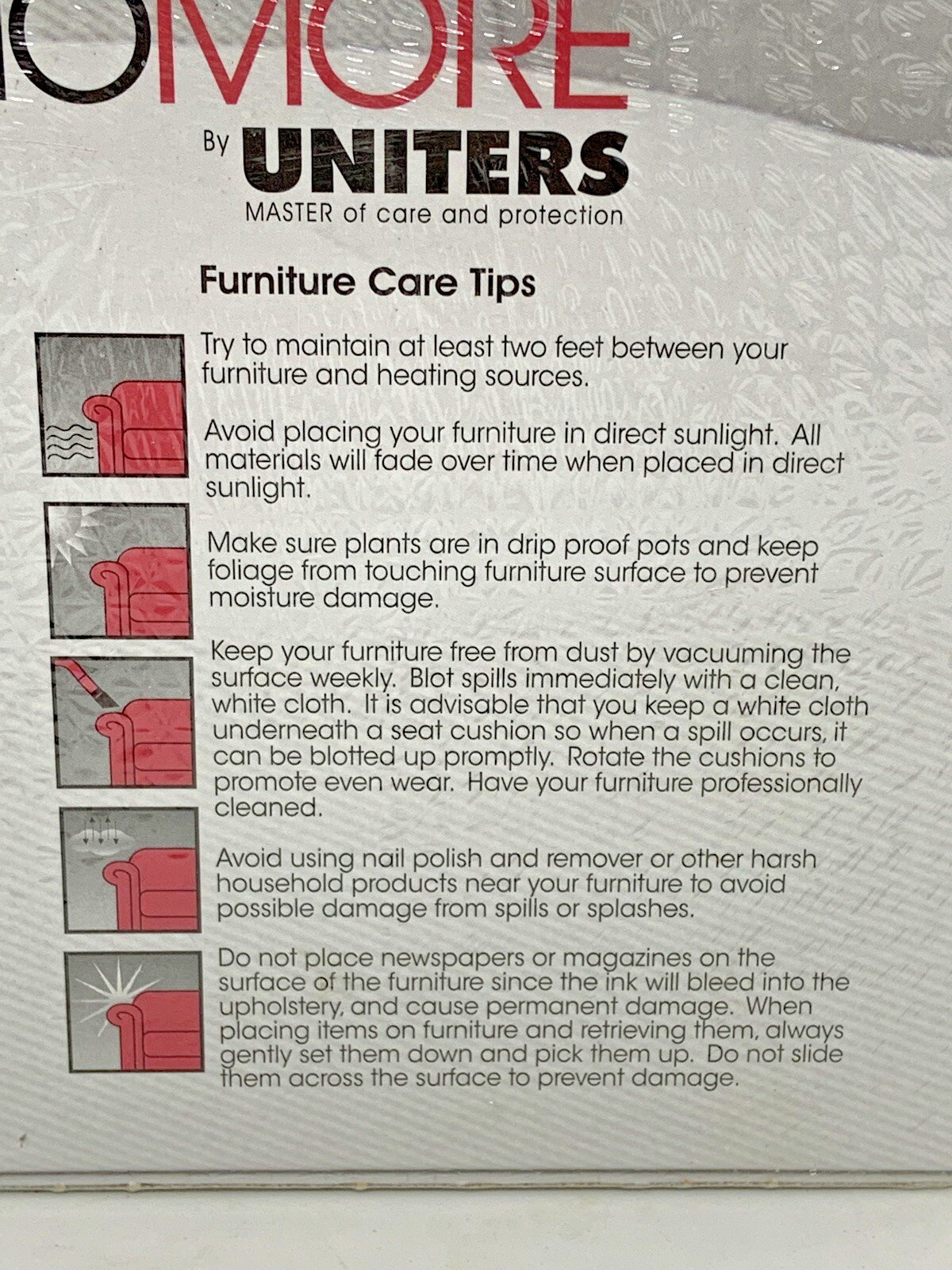 NEW Uniters Furniture Cleaning & Protection Kit for Microfiber Leather Wood