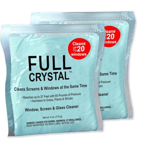 Full Crystal Refill Kit – Two 4 Oz. Crystal Powder Exterior Assorted Sizes