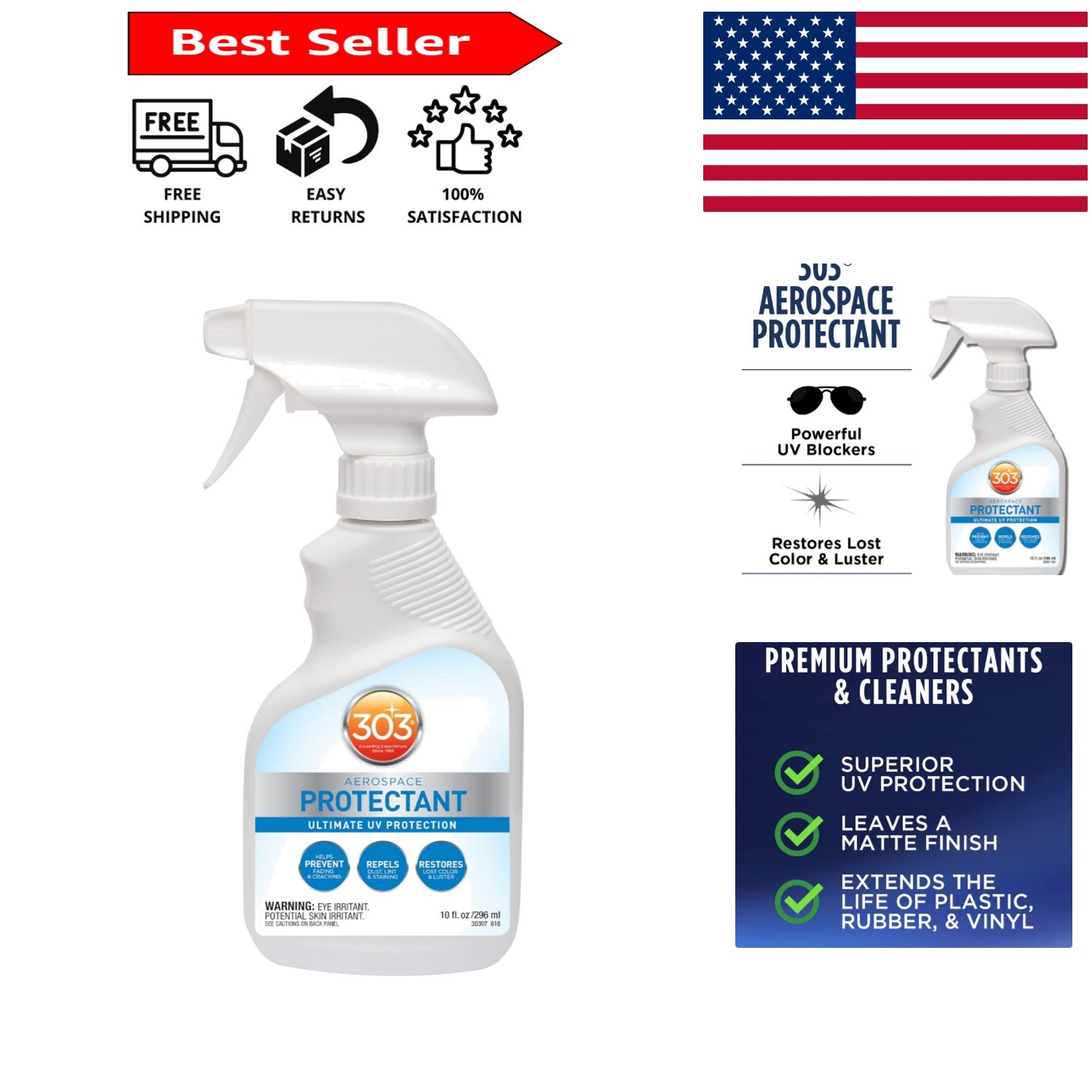 10 oz 303 Aerospace Protectant Spray – UV Protection for Outdoor Items