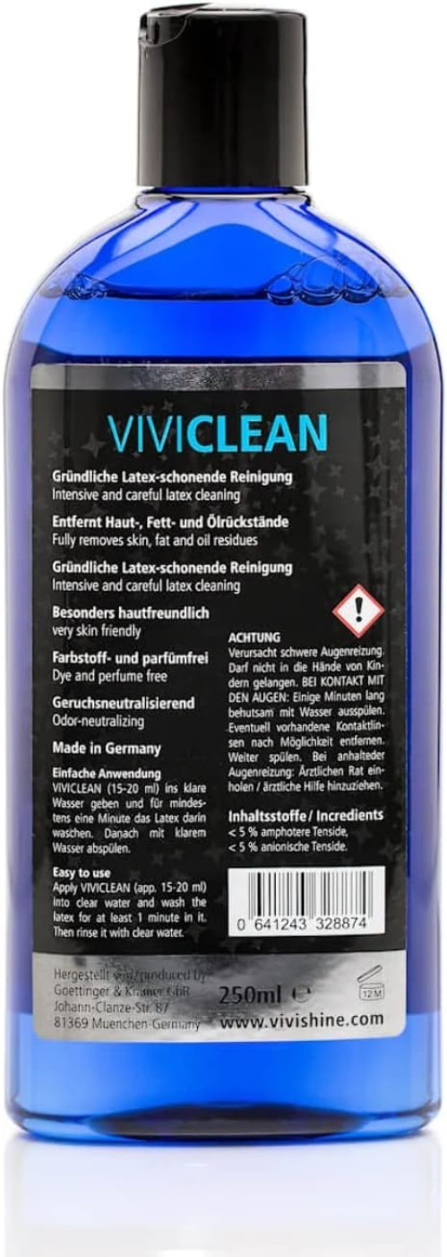 250ml Unscented Latex Cleaner – Gentle, Odor-Neutralizing Care for Clothing