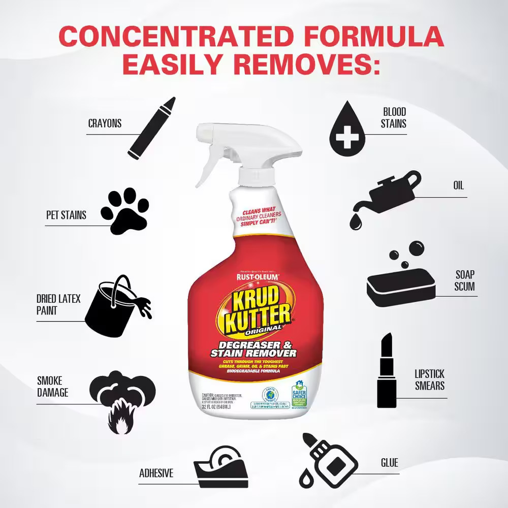1 Quart Liquid Cleaner and Degreaser for Grease on Multisurfaces