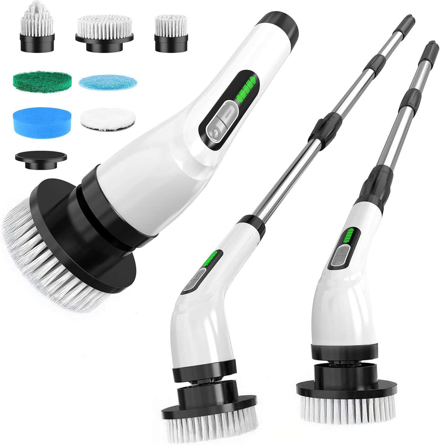 Highyes Electric Spin Scrubber for Cleaning Bathroom: Cordless Power Shower Scru